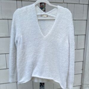 Altar’d State White V-Neck Top